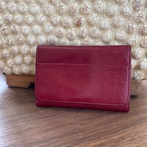 HOBO Leather Trifold Wallet EUC!